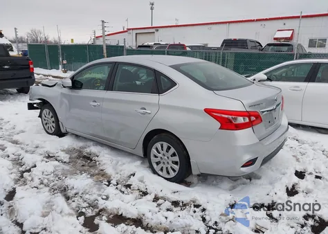 2019 Nissan Sentra S z USA, uszkodzony, nr VIN 3N1AB7APXKY213407